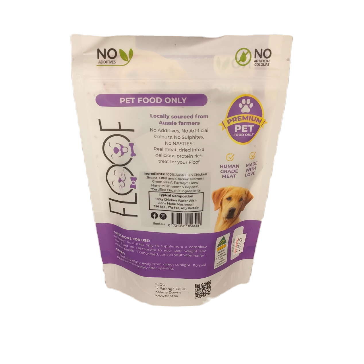 Healthy Australian chicken pet treats – Floof Chicken Wafers