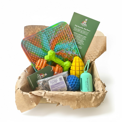 The Happy Puppy Set- Keep your puppy smiling from playtime to snack time