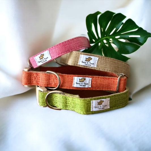 Natural Hemp Fibre Collars - Boogs & Poods