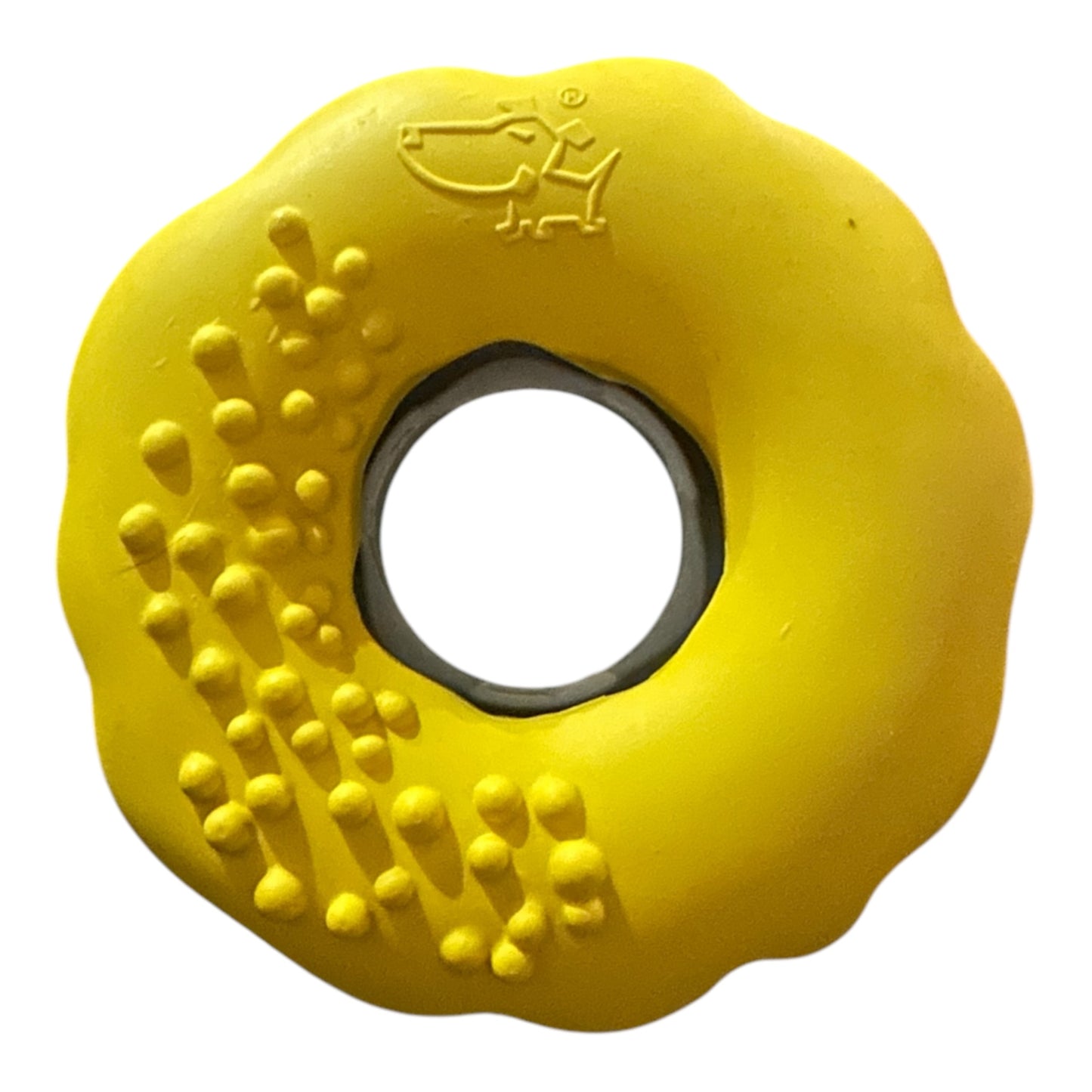 Doughnut made from tough natural rubber for dogs and puppies.